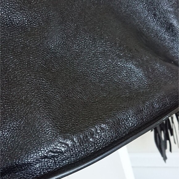 Prada Glace Calf Black Etiquette Fringe Leather tote bag - Picture 16 of 16